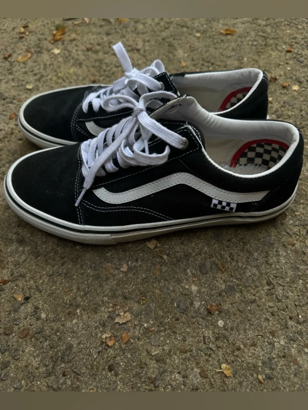 Vans Skate Old Skool Skate Shoe - Black - Picture 4 of 10